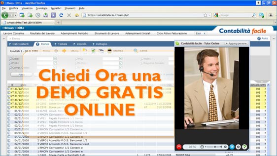 contabilità online, demo