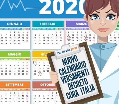 Nuovo calendario dei VERSAMENTI stabiliti dal decreto CURA ITALIA