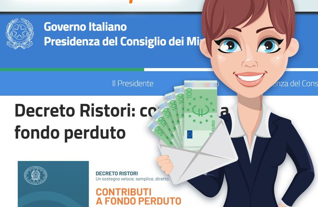 Decreto ristori. Contributo a Fondo Perduto.