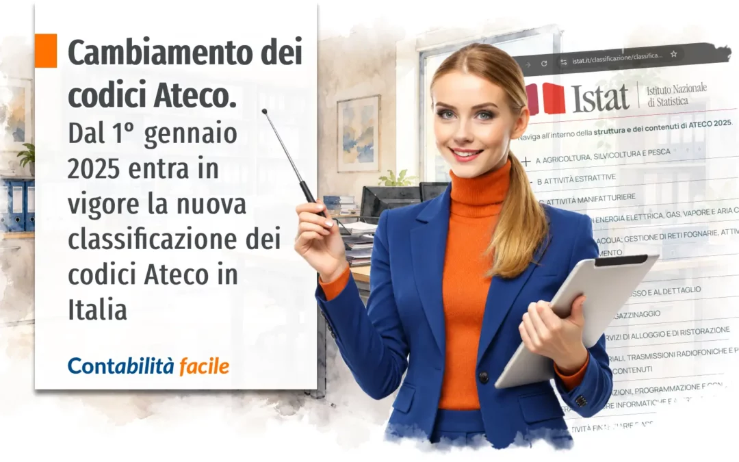 Cambiamento dei codici Ateco.